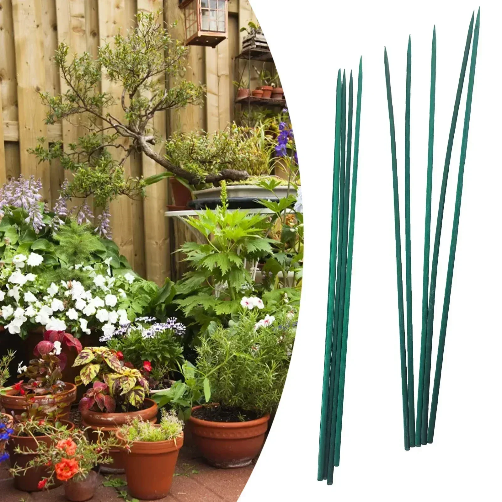 Gardening Tools Gift Set - 10st 40cm Plant Stake KIT Houten