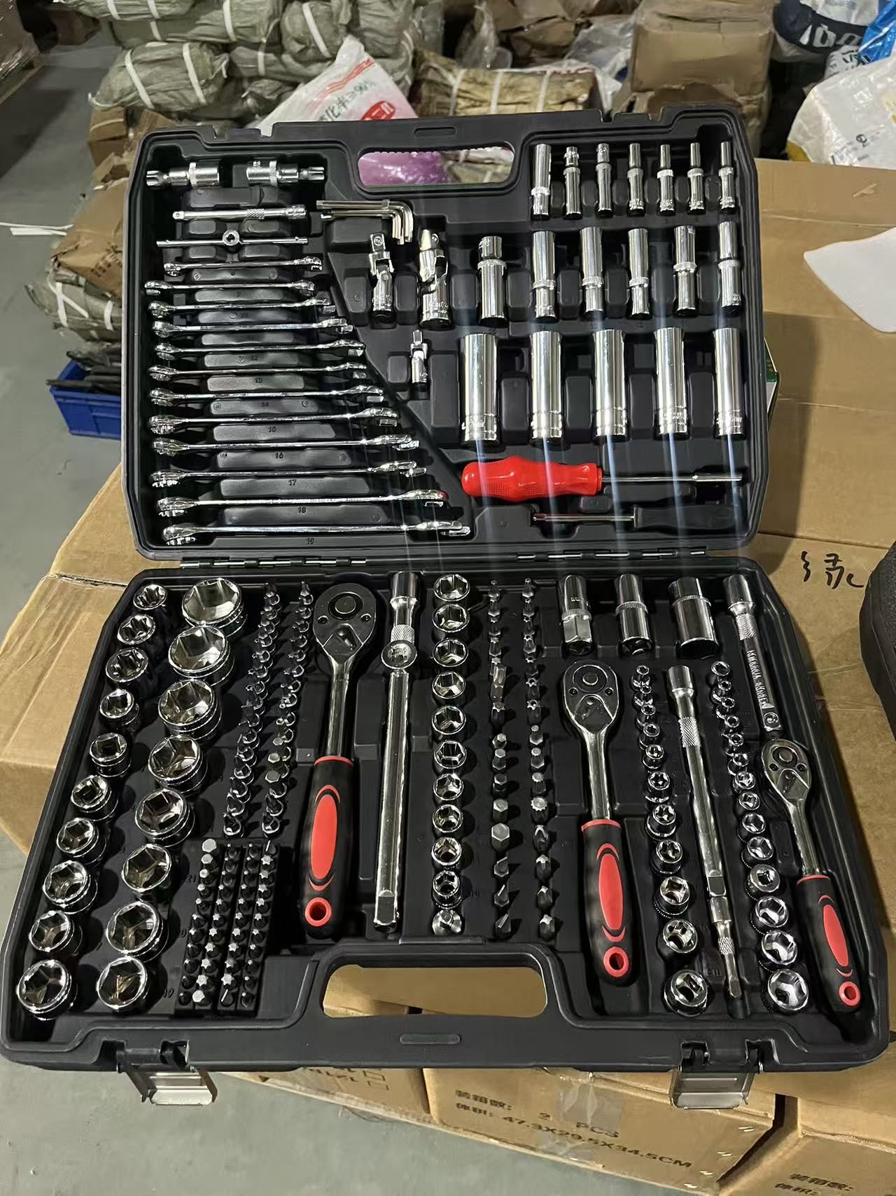Gardening Tools Set - 216-delige doe-het-zelf autoreparatie gereedschapsset met handmatige