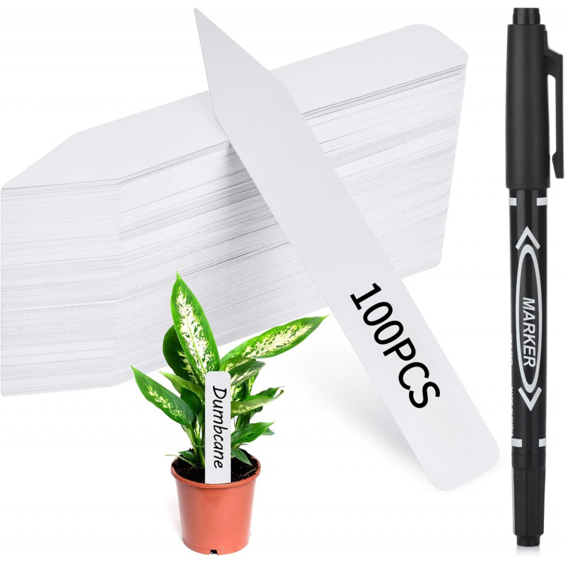 Garden Label Marker - Waterdichte tuinplantlabels voor buiten, 100-300 stuks,