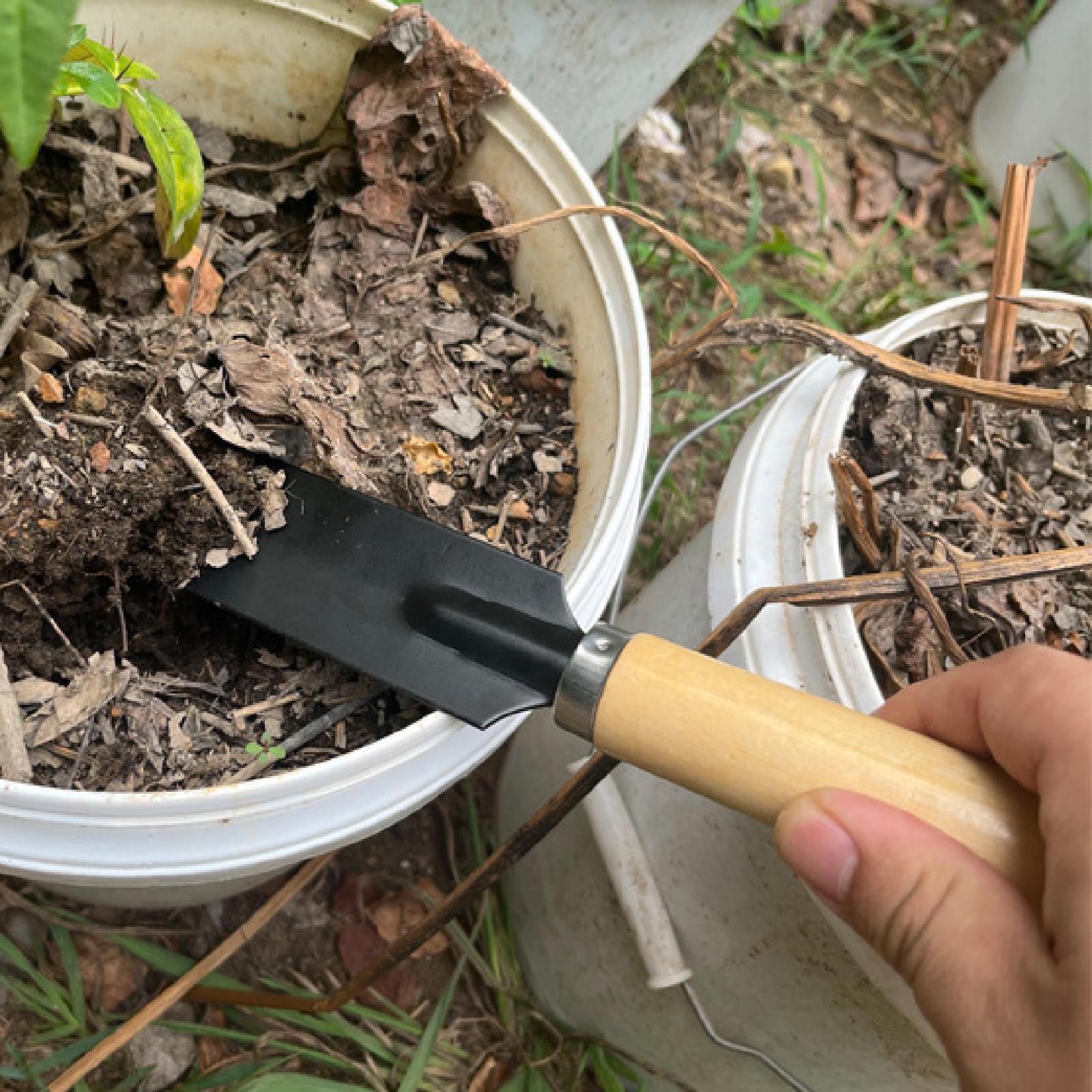 Gardening Tools Wooden - Klein tuinspade graafgereedschap Houten handvat Multifunctioneel