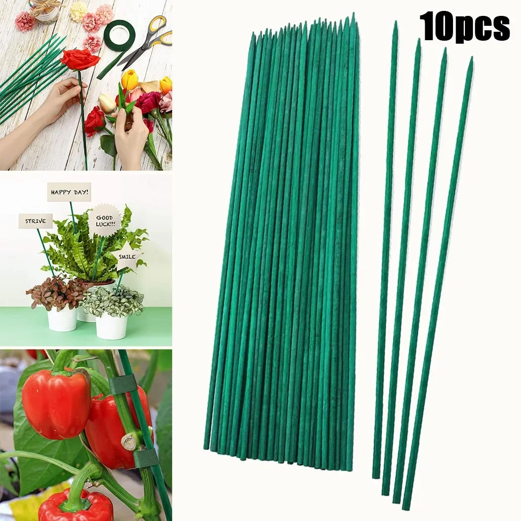 Gardening Tools Wooden - 10Pcs 40Cm Groene Bamboe Plant Stake
