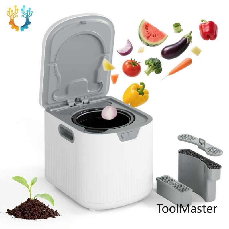 Compost Bin - 【2026】2,5L Geurloze Binnencompostbak Aanrechtmodel Slimme Compostbak