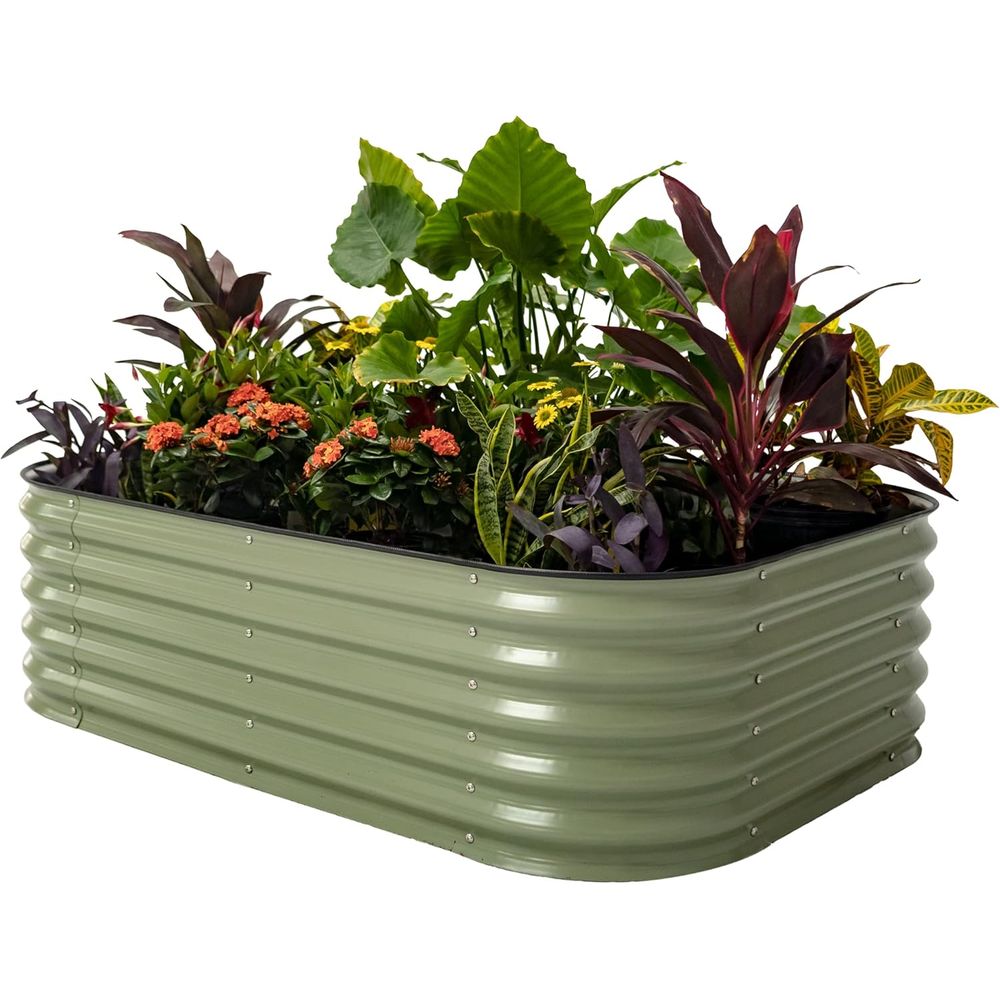 Raised Bed Planter Box - Vego Garden Verhoogde Moestuinbak Sets, 43