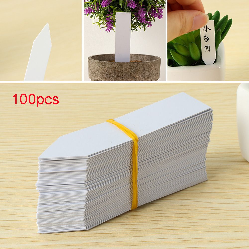 Garden Label Marker - 100 Stuks Herbruikbare Classificatie Marker Waterdichte