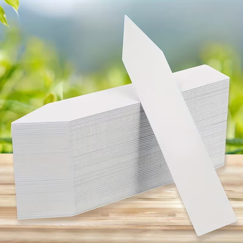 Garden Label Marker - 100 stuks witte waterdichte plantenlabels –