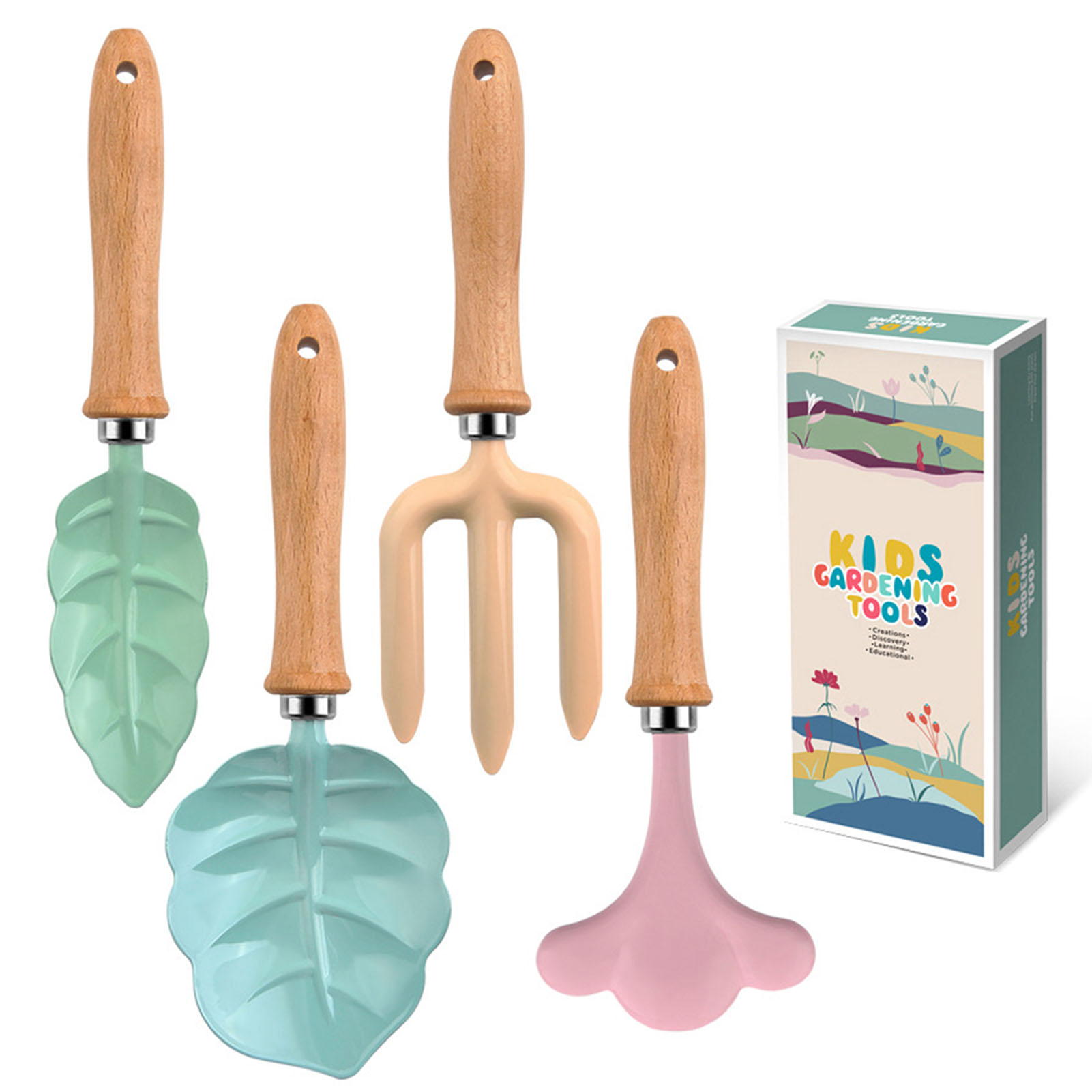 Gardening Tools Kids Set - Kleine Tuinman Gereedschapset Kleurrijk Veilig Gereedschap