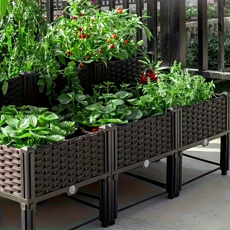 Raised Bed Planter Box - Verhoogde plantenbak voor de tuin, met