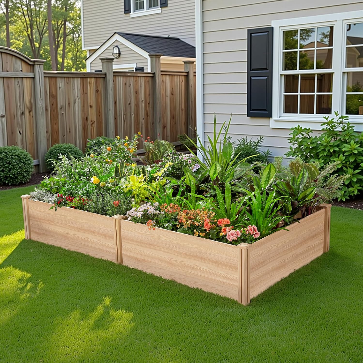 8x4 ft houten verhoogde moestu - Raised Bed Planter Box recensie en prijs
