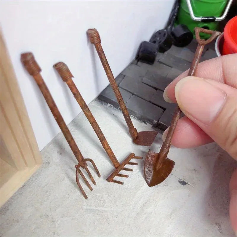 4 Stks/pak Miniatuur Tuingeree - Gardening Tools Toys recensie en prijs
