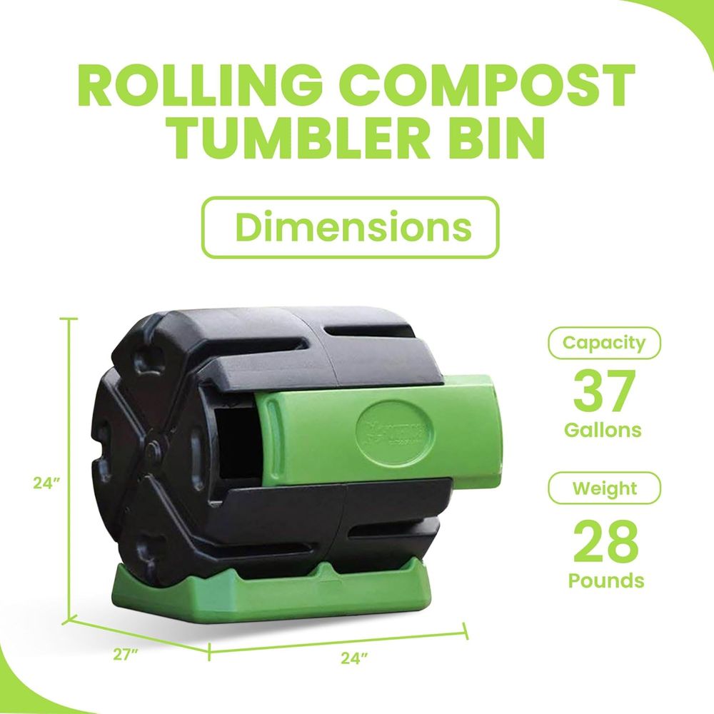 Compostbak voor buiten met één - Compost Bin recensie en prijs