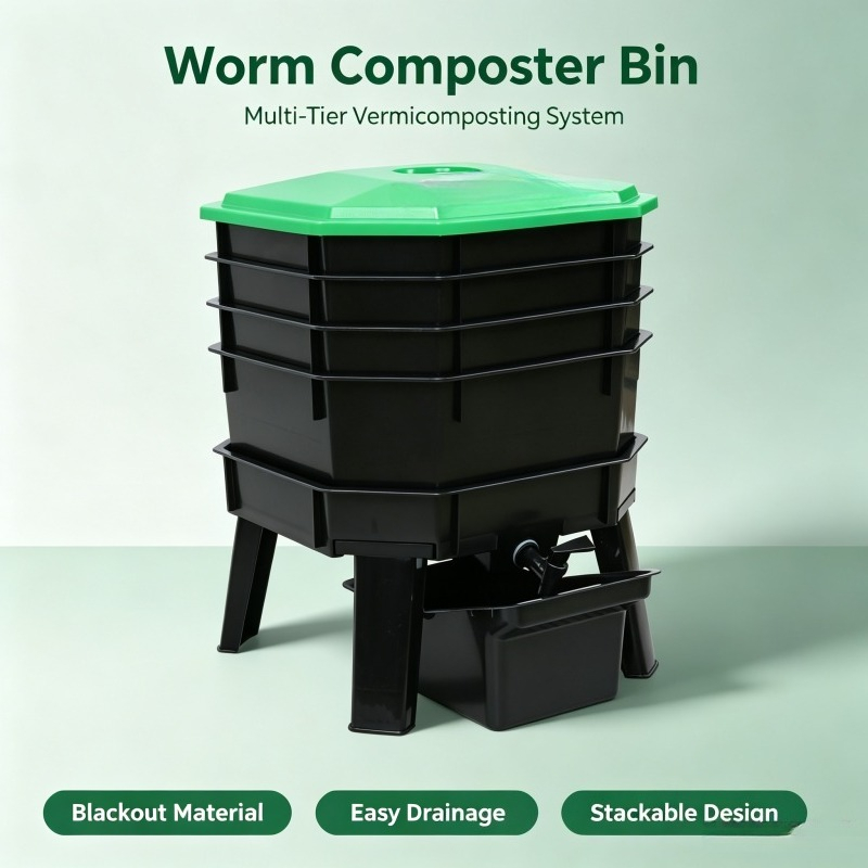 Wormcomposter voor keukenafval - Compost Bin recensie en prijs