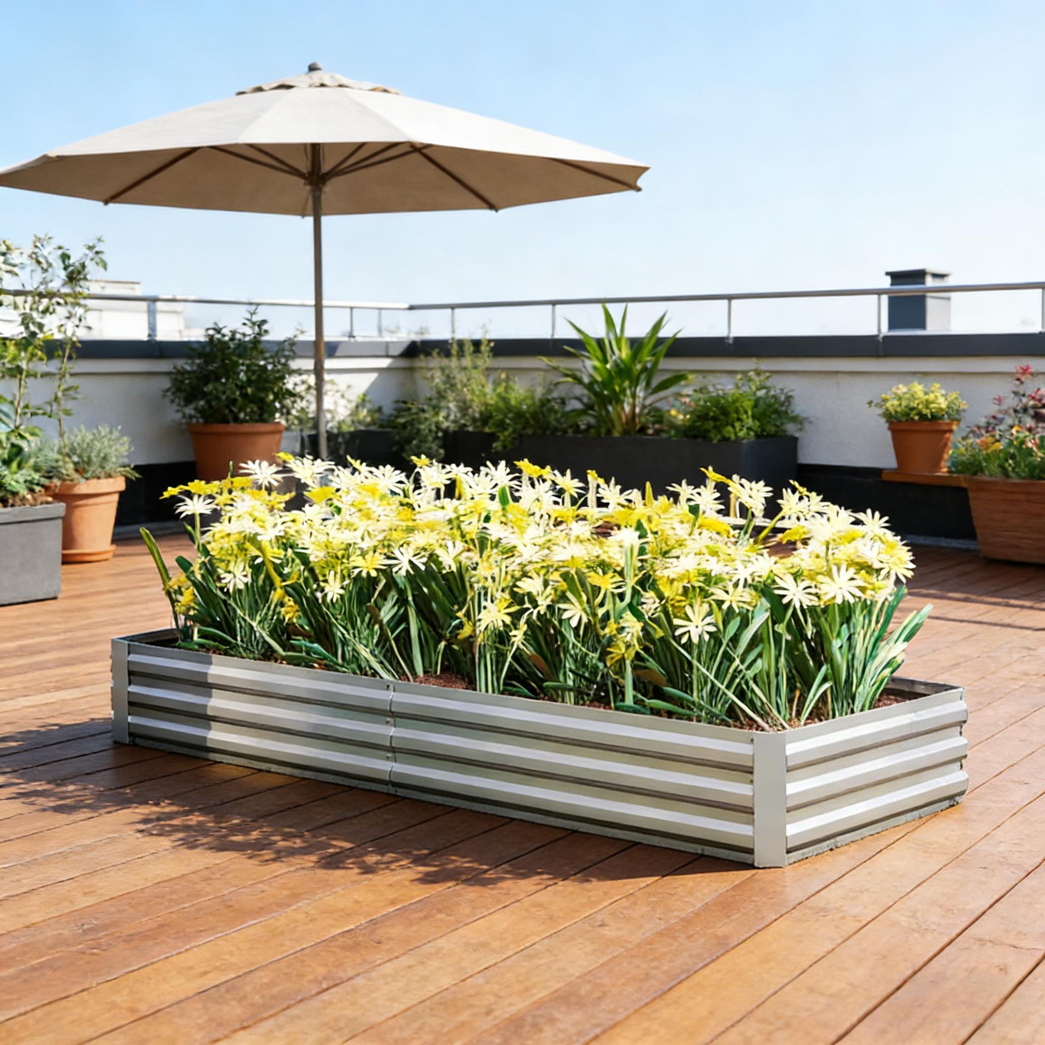 Bloembak, plantenbak, plantenb - Raised Bed Planter Box recensie en prijs