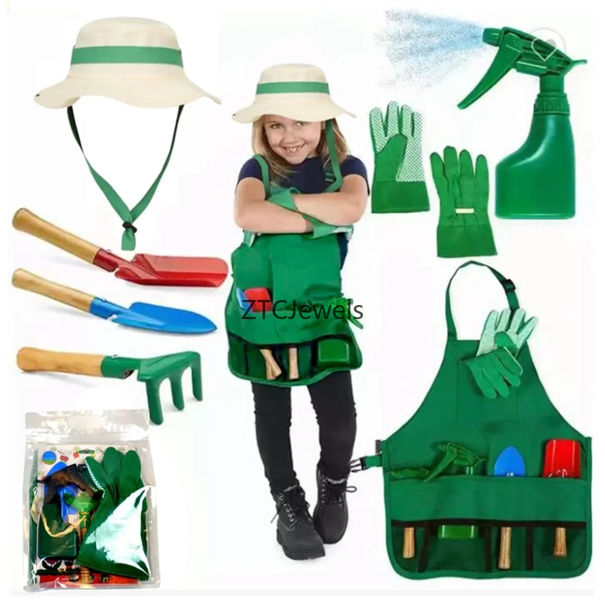 Tuinschort voor kinderen, gere - Gardening Tools Kids Set recensie en prijs