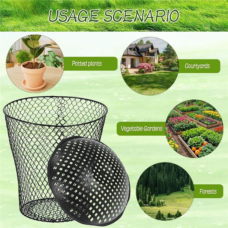 4-delige grote ingegraven worm - Compost Bin recensie en prijs