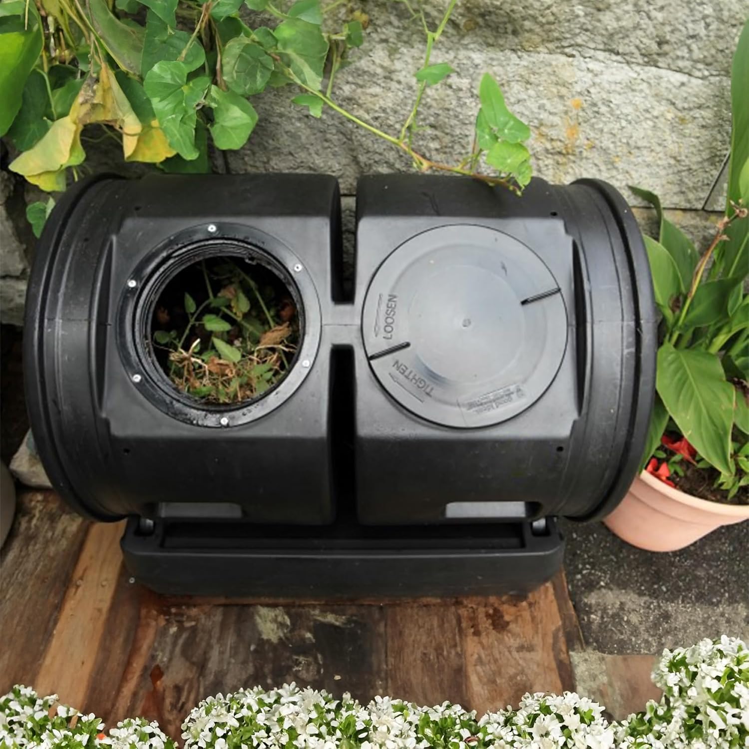 Buitencomposteringsbak, grote  - Compost Bin recensie en prijs