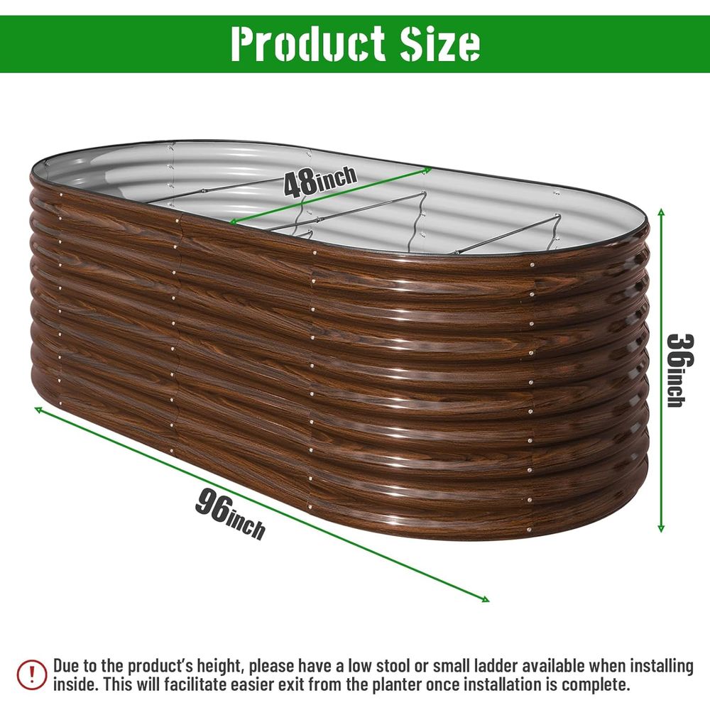 36 cm hoge verhoogde moestuinb - Raised Bed Planter Box recensie en prijs