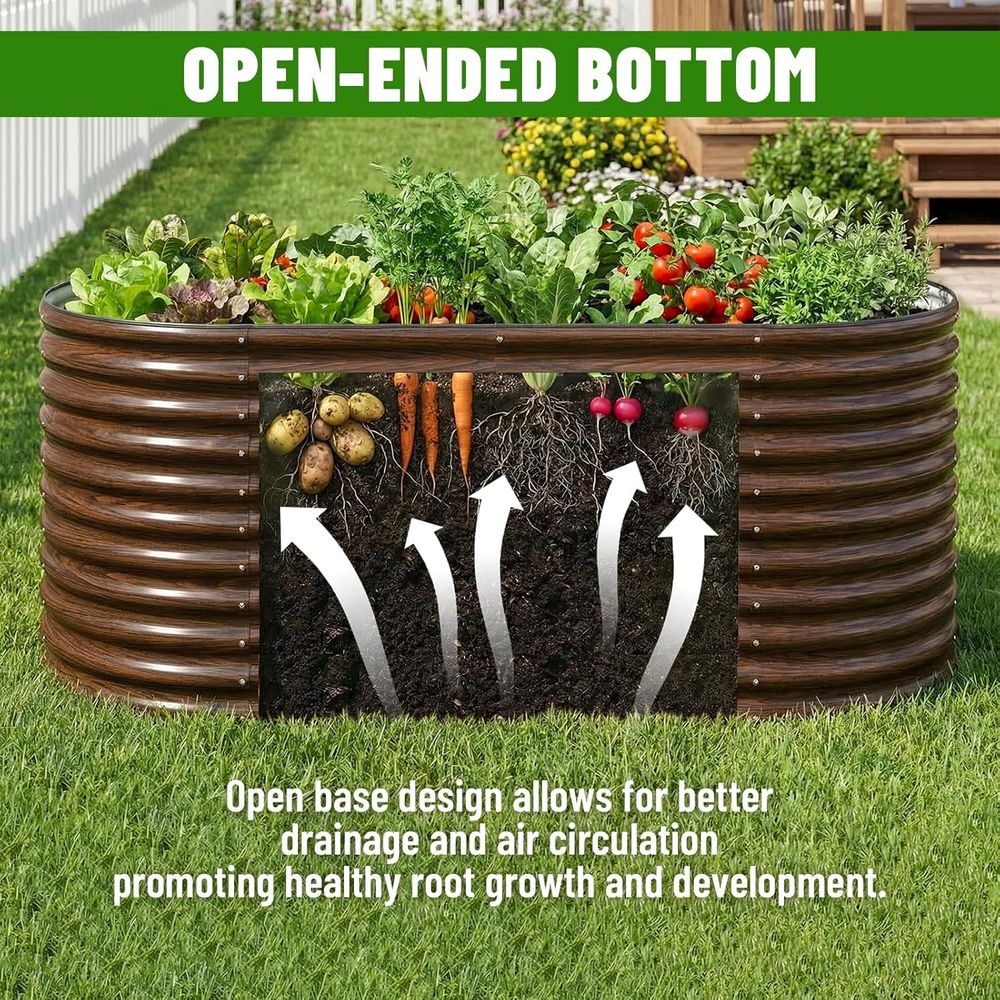 36 cm hoge verhoogde moestuinb - Raised Bed Planter Box recensie en prijs