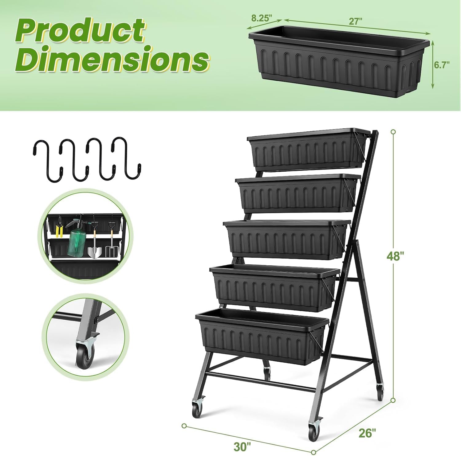 Verticale verhoogde plantenbak - Raised Bed Planter Box recensie en prijs