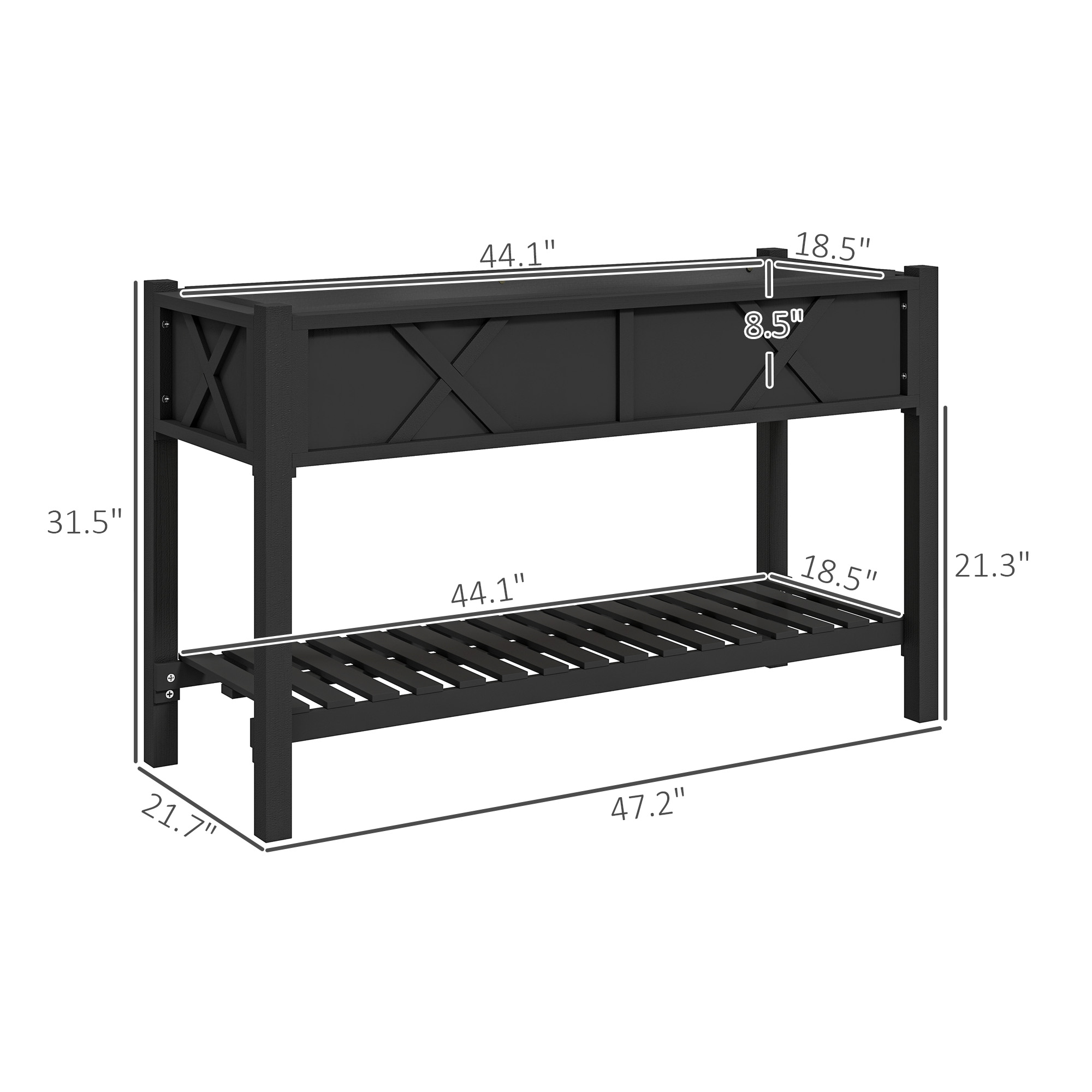 Verhoogde houten plantenbak, v - Raised Bed Planter Box recensie en prijs