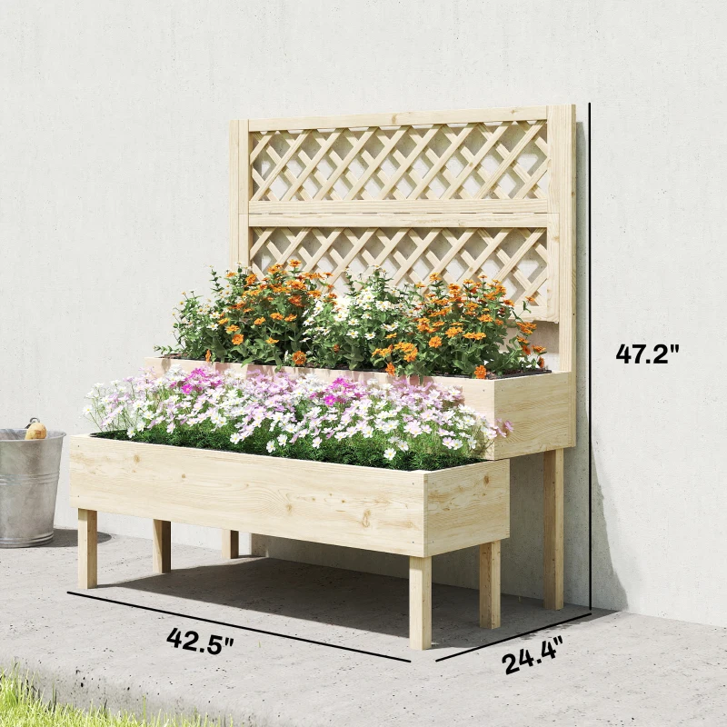 Verhoogde plantenbak voor op h - Raised Bed Planter Box recensie en prijs