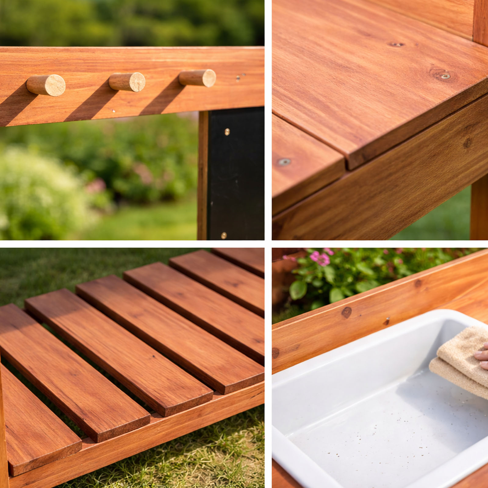 Houten plantentafels voor kind - Gardening Tools Wooden recensie en prijs