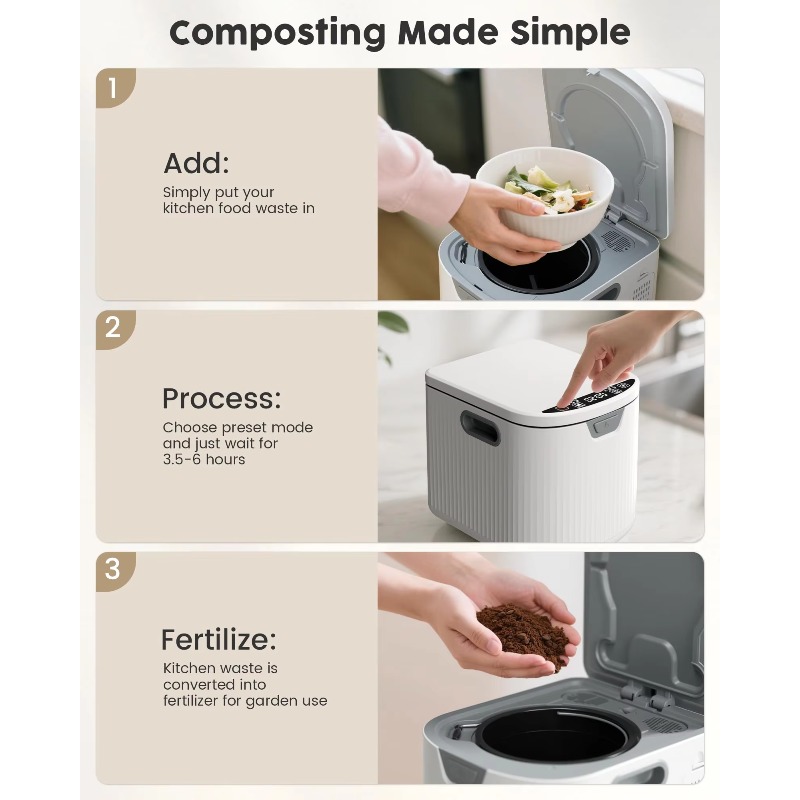 【2026】2,5L Geurloze Binnencomp - Compost Bin recensie en prijs