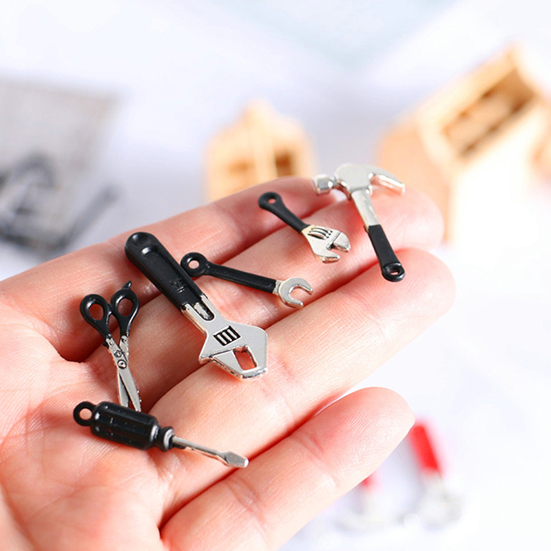 3/4/5/6Pcs Dollhouse Miniatuur - Gardening Tools Gift Set recensie en prijs