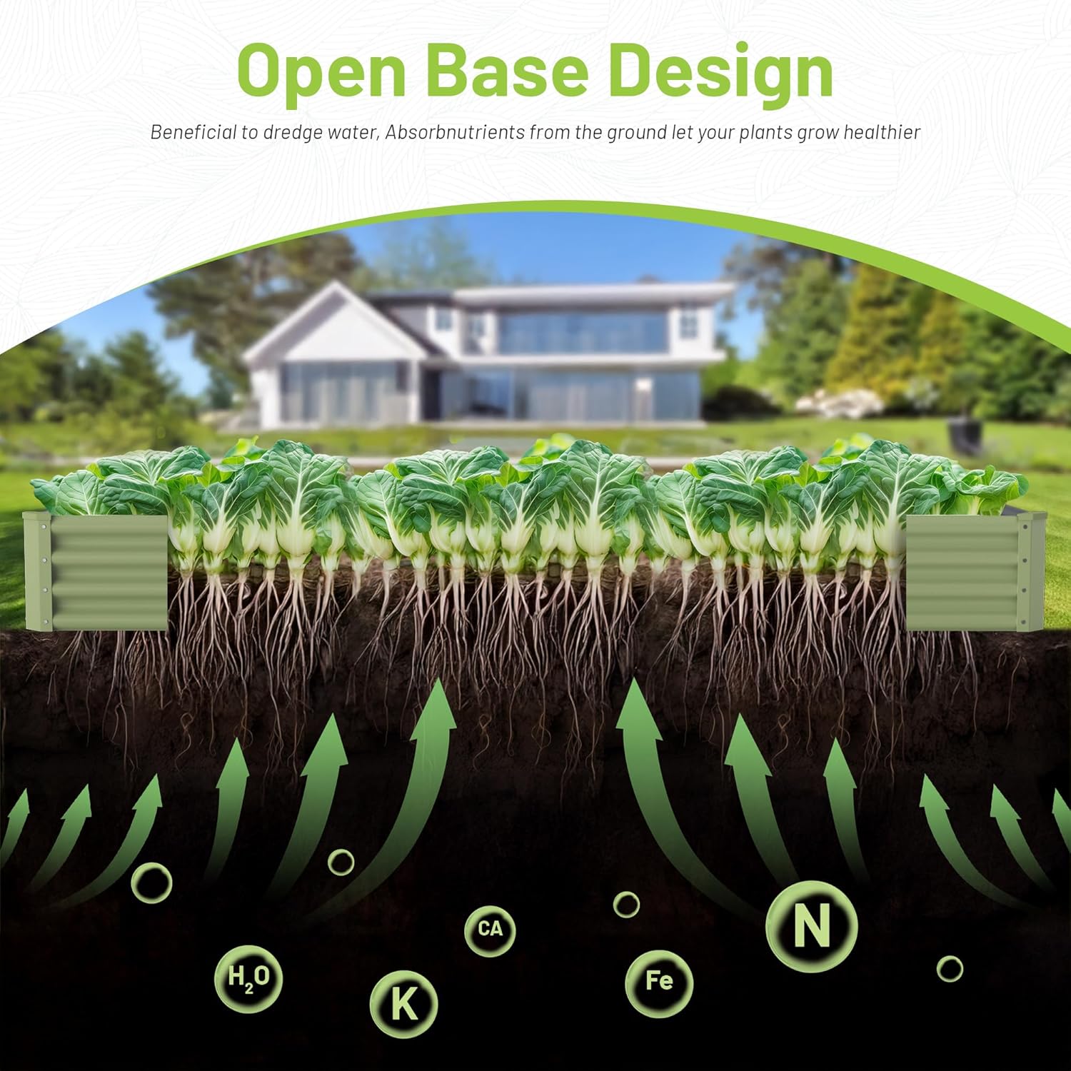 Buitenmoestuin metalen verhoog - Raised Bed Planter Box recensie en prijs