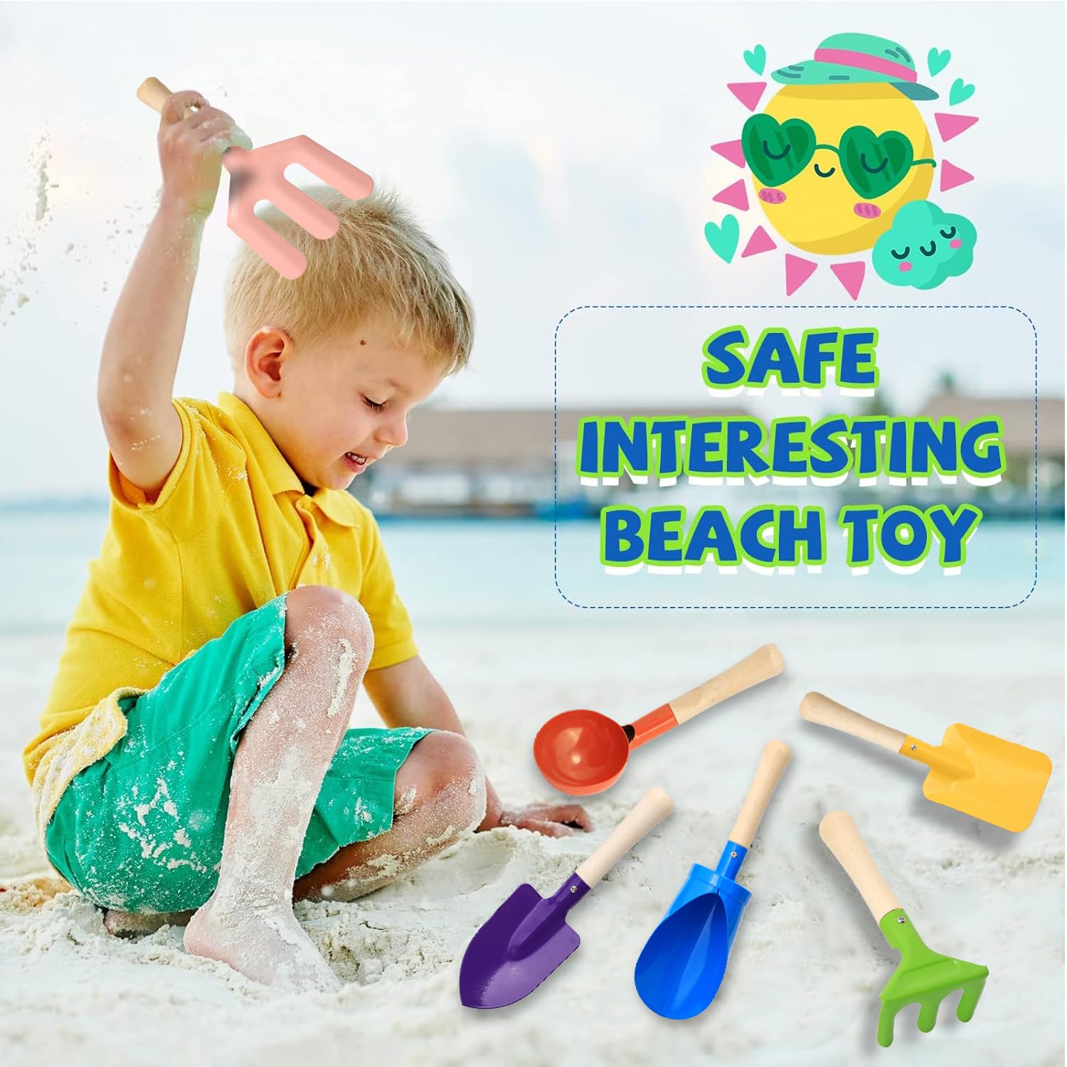 Kleurrijke 6-delige multifunct - Gardening Tools Kit For Kids recensie en prijs