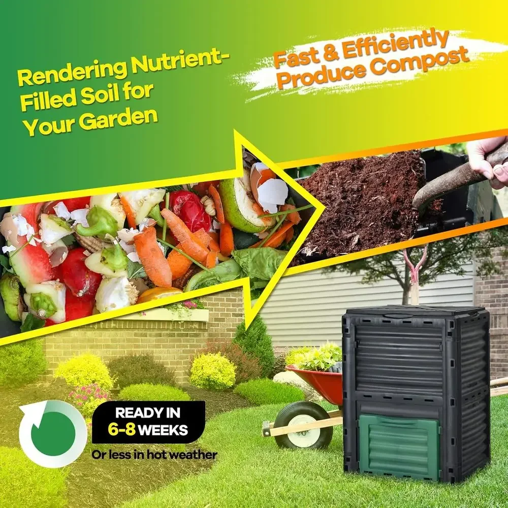 80 Liter Buitencomposteringsba - Compost Bin recensie en prijs
