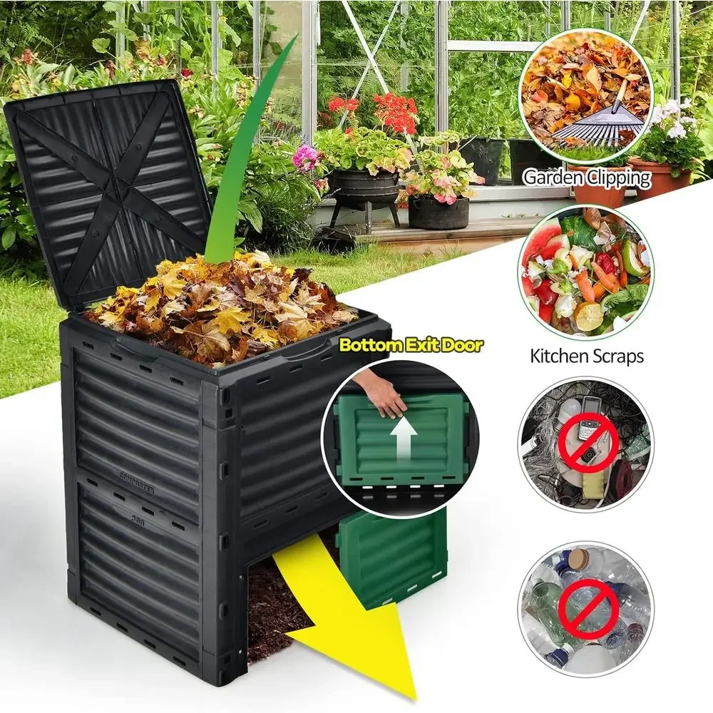 80 Liter Buitencomposteringsba - Compost Bin recensie en prijs