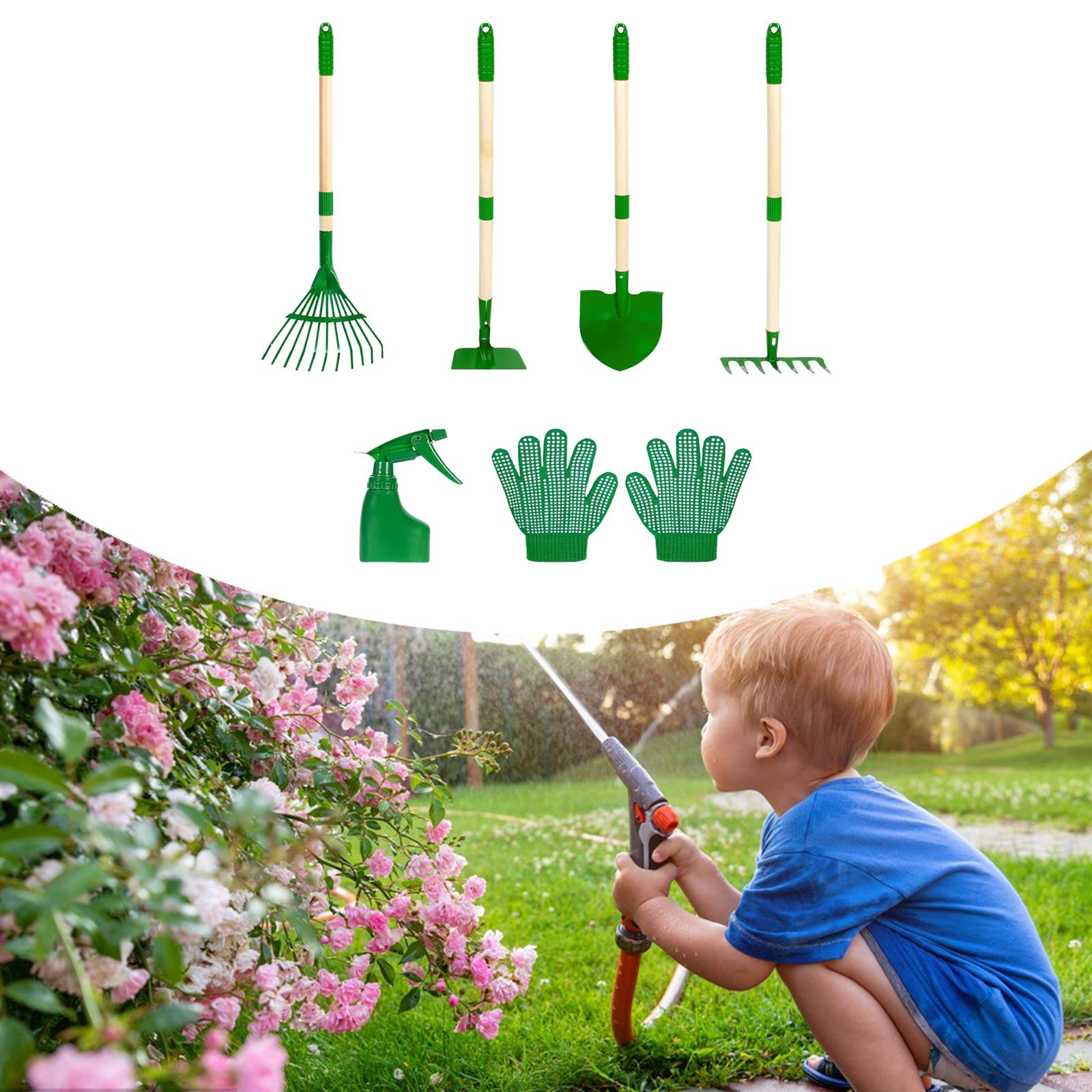 6x Kinderen Tuingereedschap Se - Gardening Tools Kids Set recensie en prijs