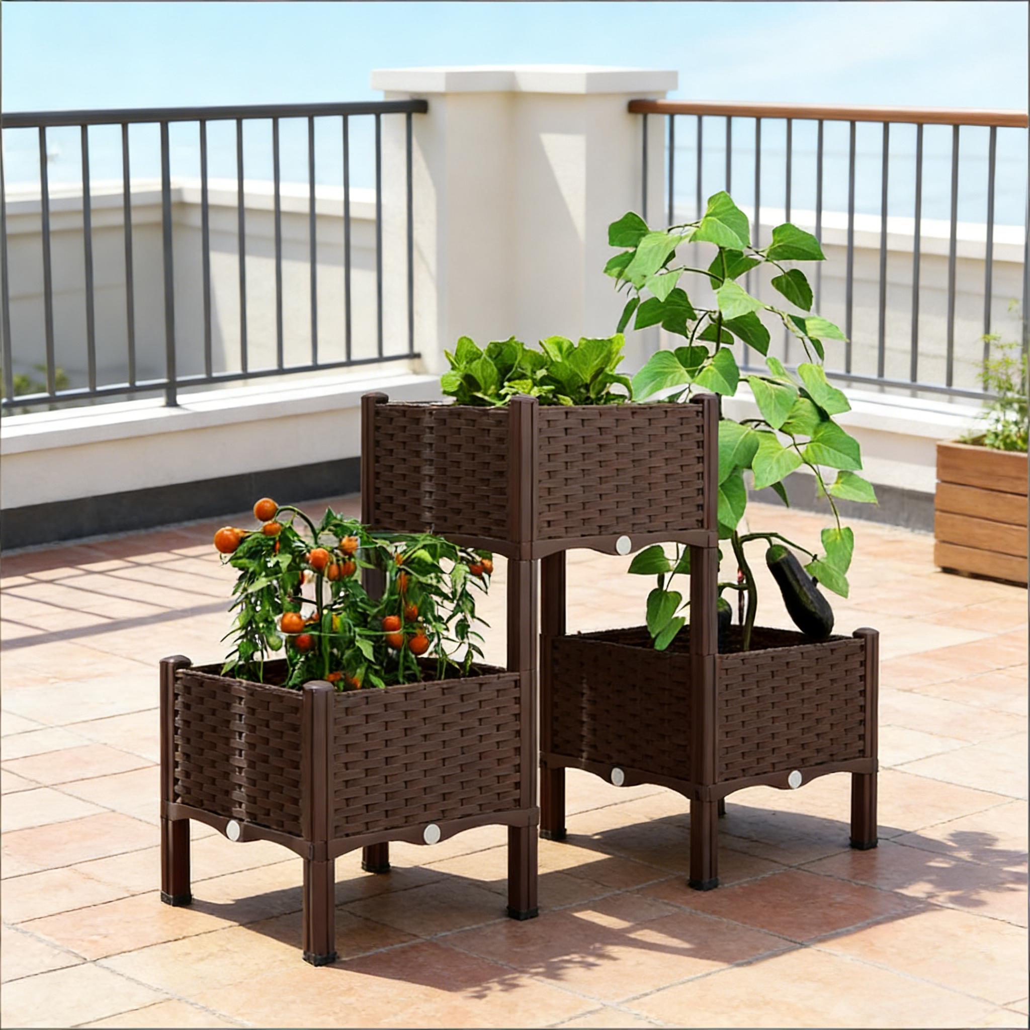 Verhoogde plantenbakken, verho - Raised Bed Planter Box recensie en prijs