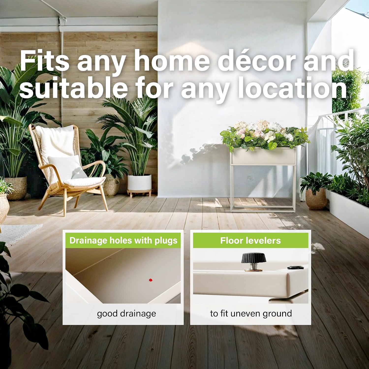 Verhoogde plantenbak, 28 inch  - Raised Bed Planter Box recensie en prijs