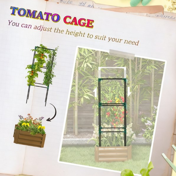 Tuinbed, verhoogd tuinbed, geg - Raised Bed Planter Box recensie en prijs