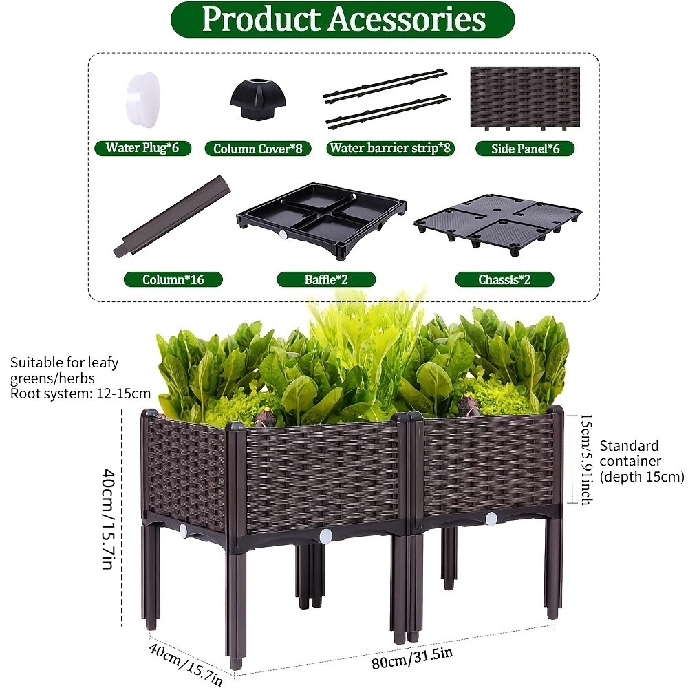 Verhoogde plantenbak voor de t - Raised Bed Planter Box recensie en prijs