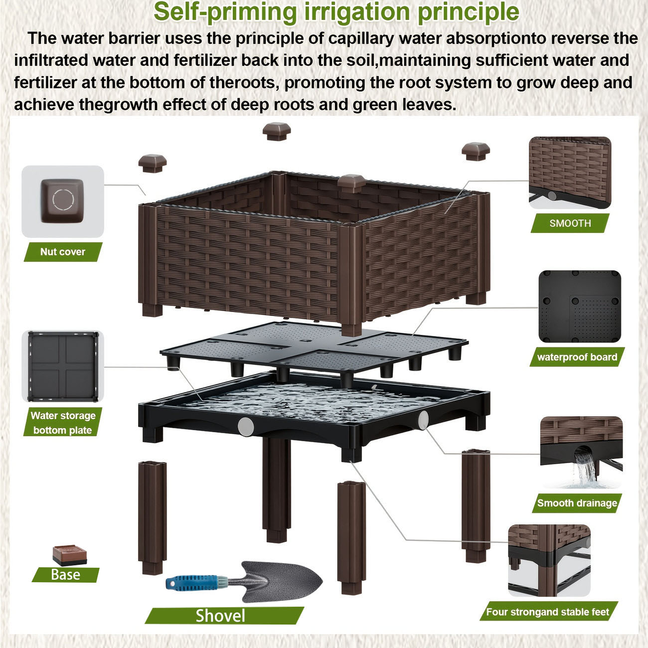 Verhoogde plantenbak voor de t - Raised Bed Planter Box recensie en prijs
