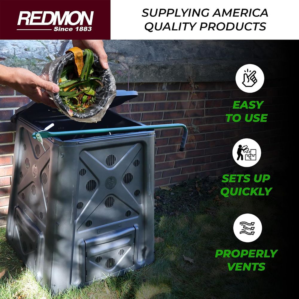 60 Liter 4-deurs buitencompost - Compost Bin recensie en prijs