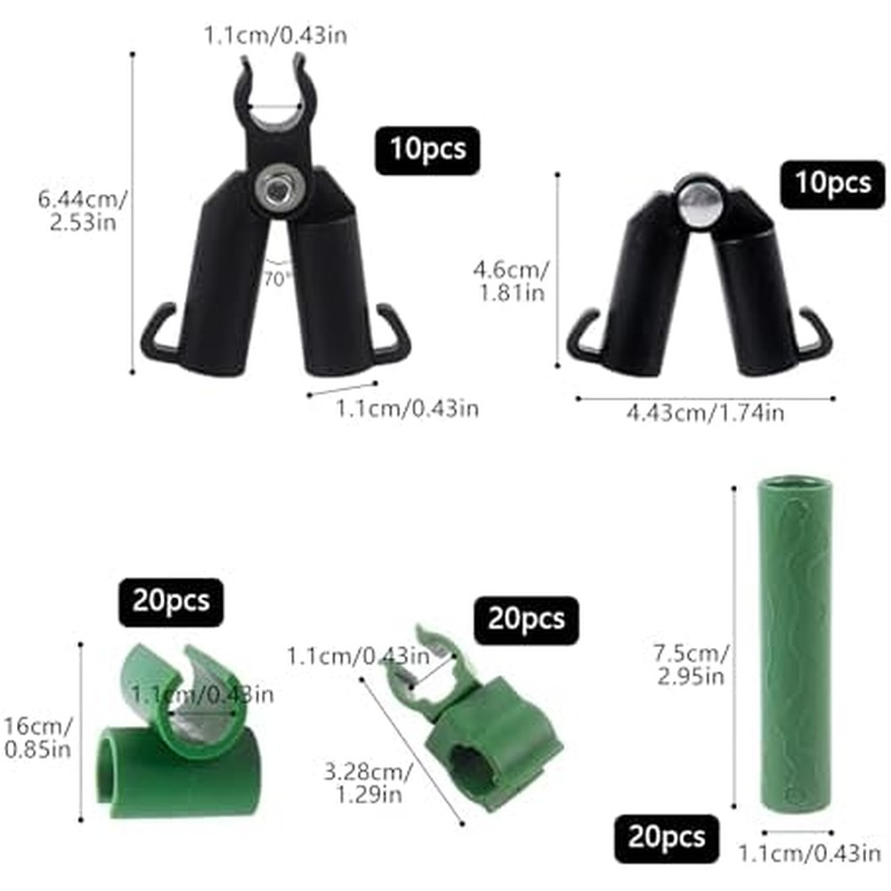 80 stuks 11mm Tuin Trellis Con - Gardening Tools Set recensie en prijs